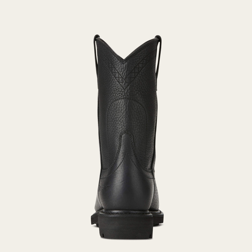 Sierra Steel Toe Work Boot Men - BLACK