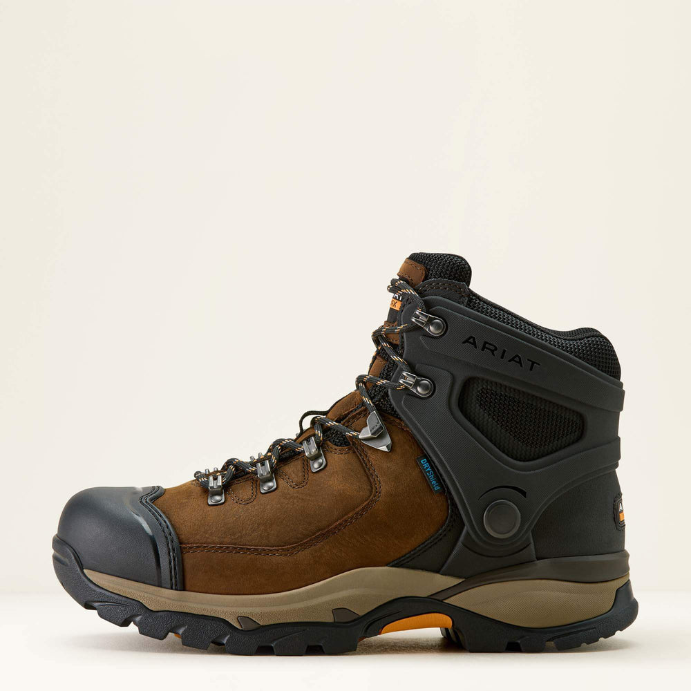 Endeavor 6" Waterproof Work Boot Men - RICH BROWN