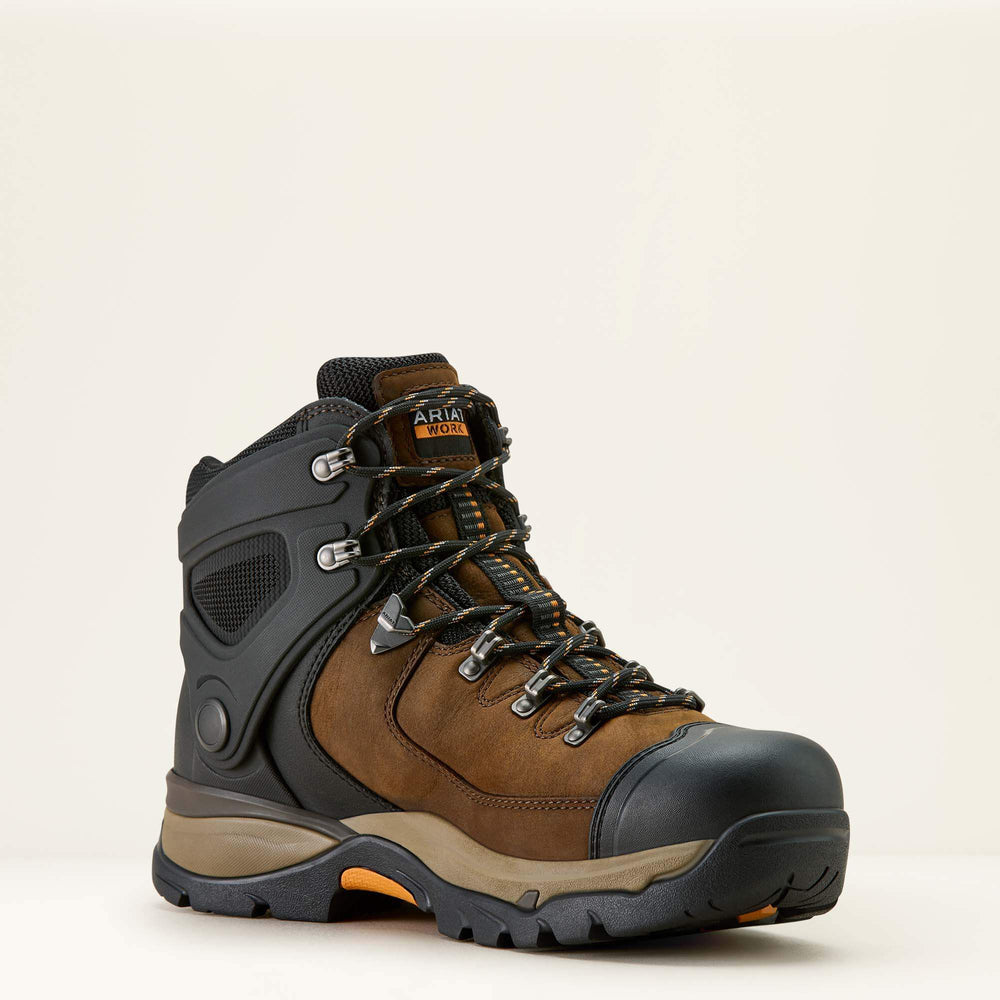 Endeavor 6" Waterproof Work Boot Men - RICH BROWN