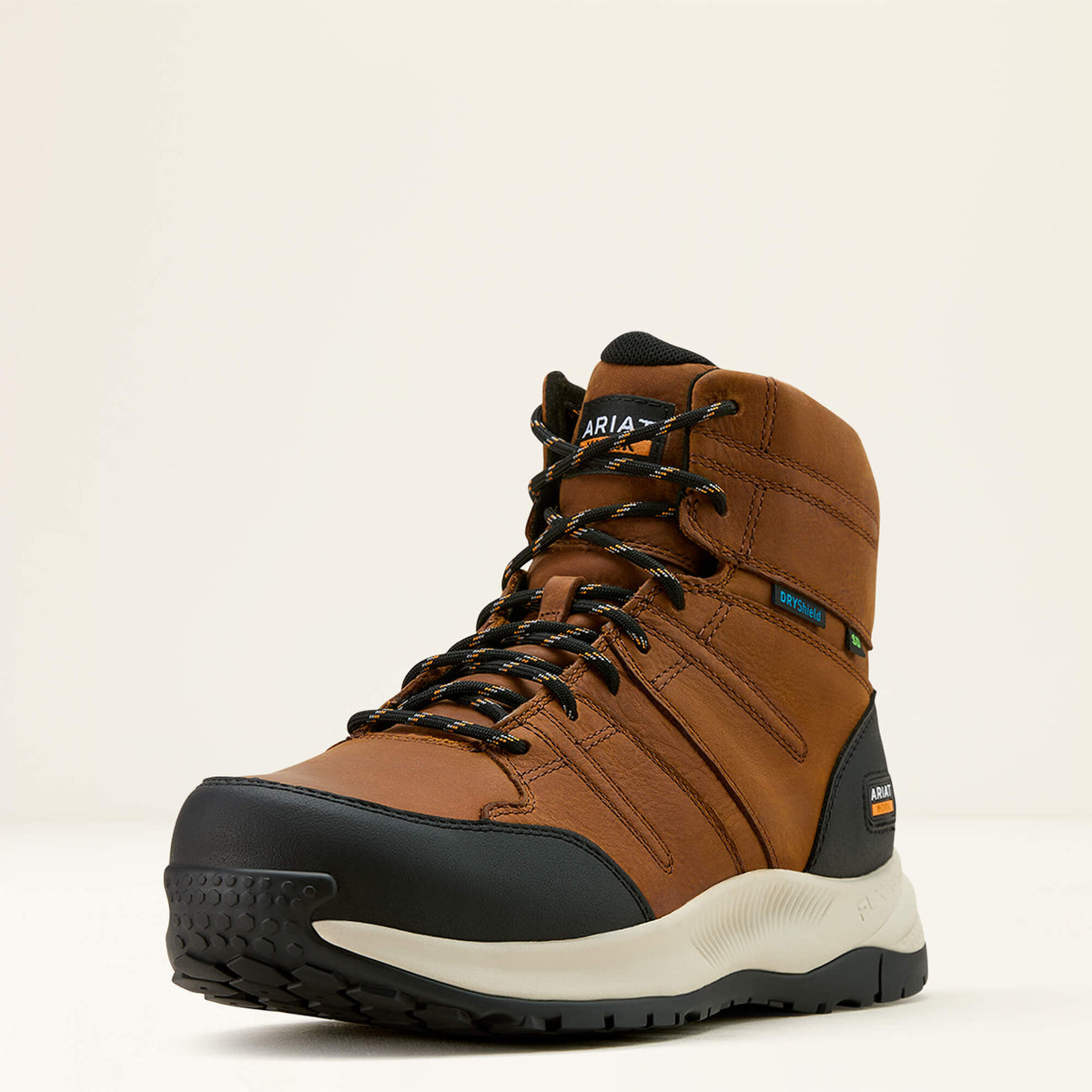 Outpace Shift 6" SD Waterproof Composite Toe Work Boot Men - NATURAL BROWN