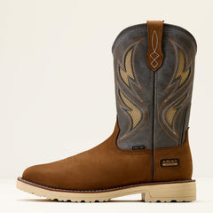 Activator VentTEK Steel Toe Work Boot Men - ALAMO BROWN/STONE GREY