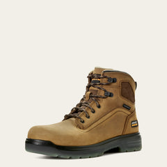 Turbo 6" Waterproof Work Boot Men - AGED BARK