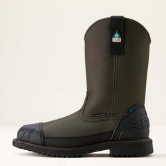 RigTEK Wildcat Pull-On CSA Waterproof Wide Square Toe Composite Toe Work Boot Men - FORGED IRON