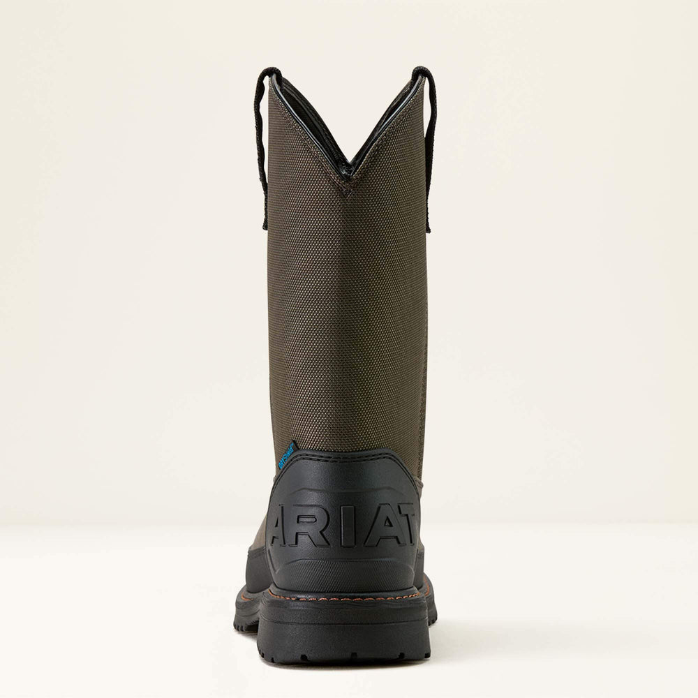 RigTEK Wildcat Pull-On CSA Waterproof Wide Square Toe Composite Toe Work Boot Men - FORGED IRON