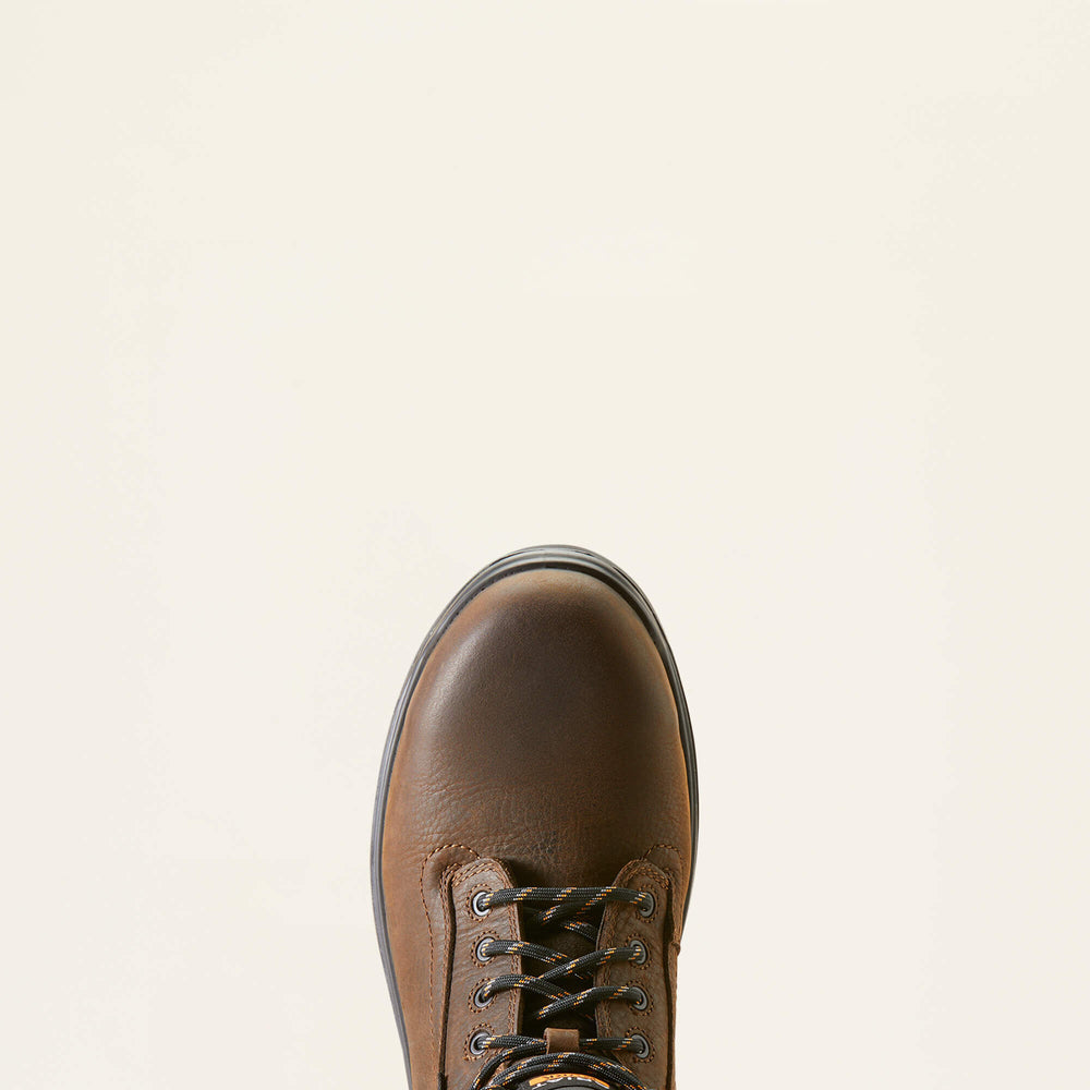 Turbo 6" Waterproof Carbon Toe Work Boot Men - RICH BROWN