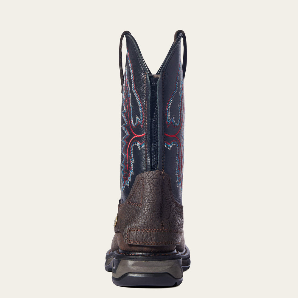 WorkHog XT EZ Zip Carbon Toe Work Boot Men - BRUIN BROWN