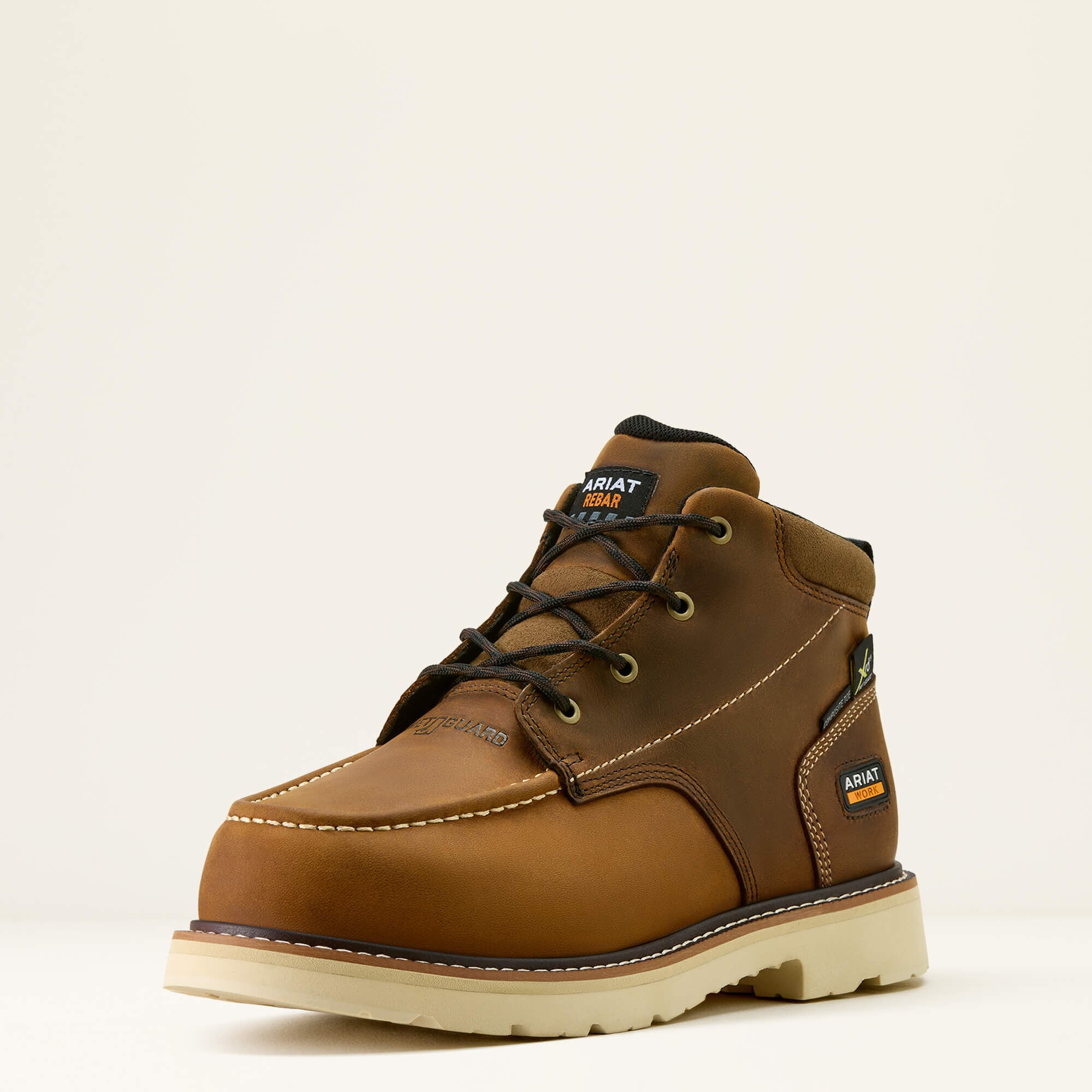 Rebar Lift Chukka MetGuard Composite Toe Work Boot Men - DISTRESSED BROWN