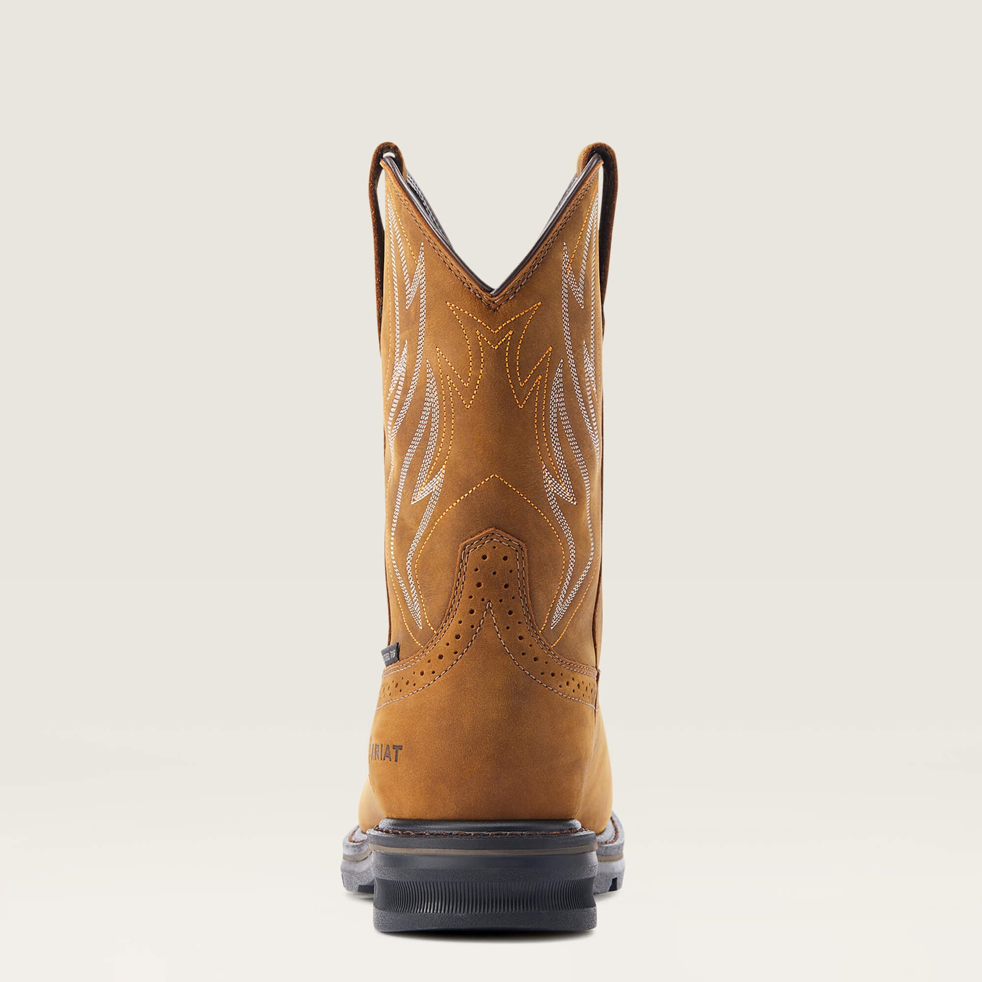 Sierra Shock Shield Waterproof Steel Toe Work Boot Men - DISTRESSED BROWN