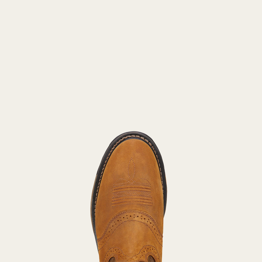 WorkHog Pull-on Work Boot Men - AGED BARK