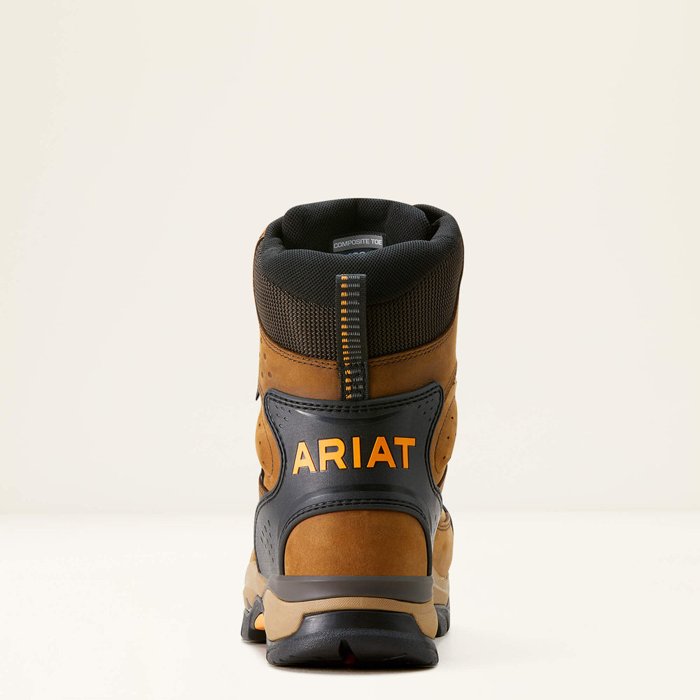 Endeavor 8" Waterproof Insulated Carbon Toe Work Boot Men - DUSTED BROWN
