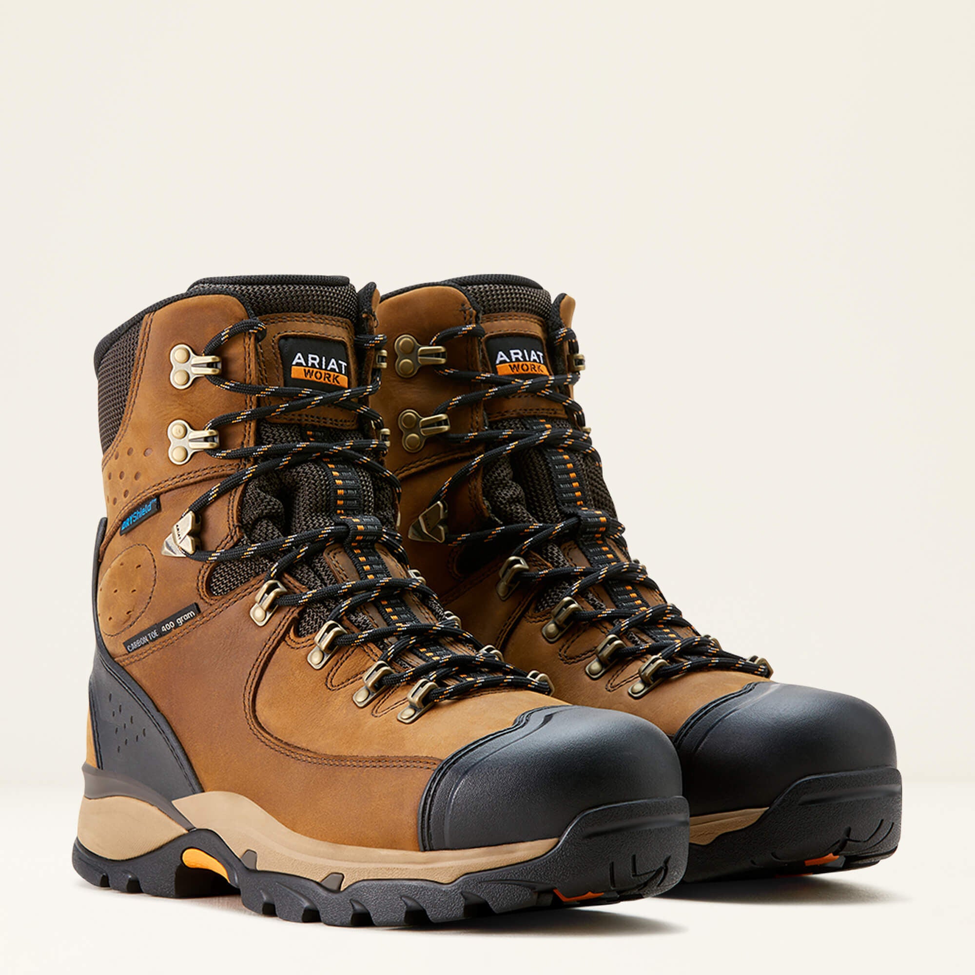 Endeavor 8" Waterproof Insulated Carbon Toe Work Boot Men - DUSTED BROWN