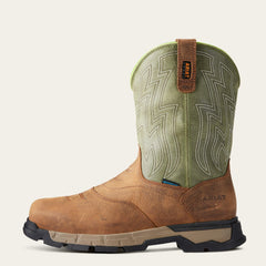 Rebar Flex Western Waterproof Composite Toe Work Boot Men - RYE BROWN