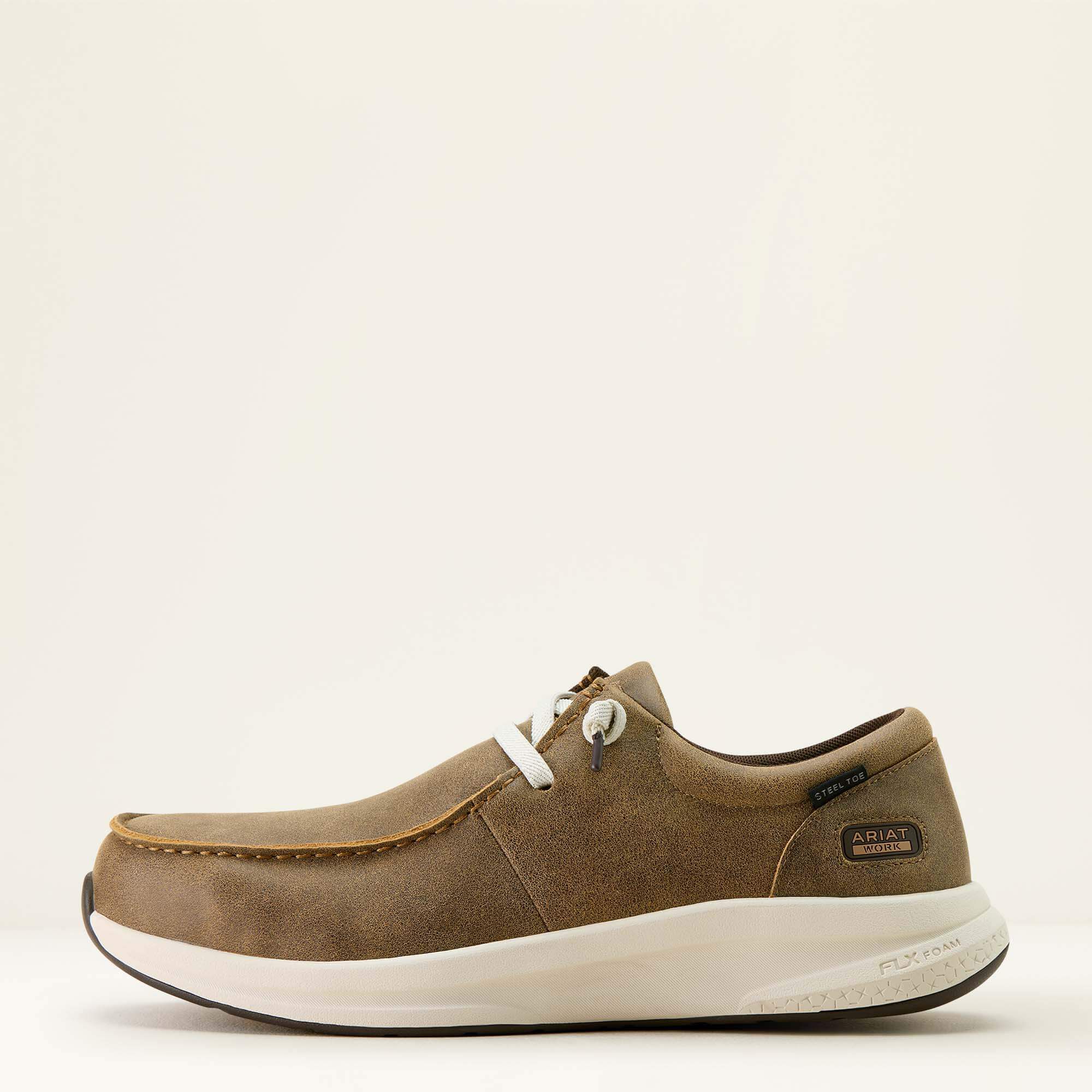 Buckeye Steel Toe Work Shoe Men - BROWN BOMBER
