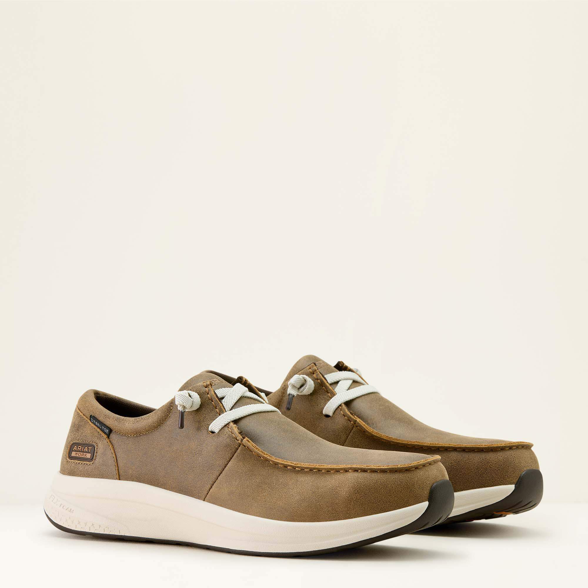 Buckeye Steel Toe Work Shoe Men - BROWN BOMBER