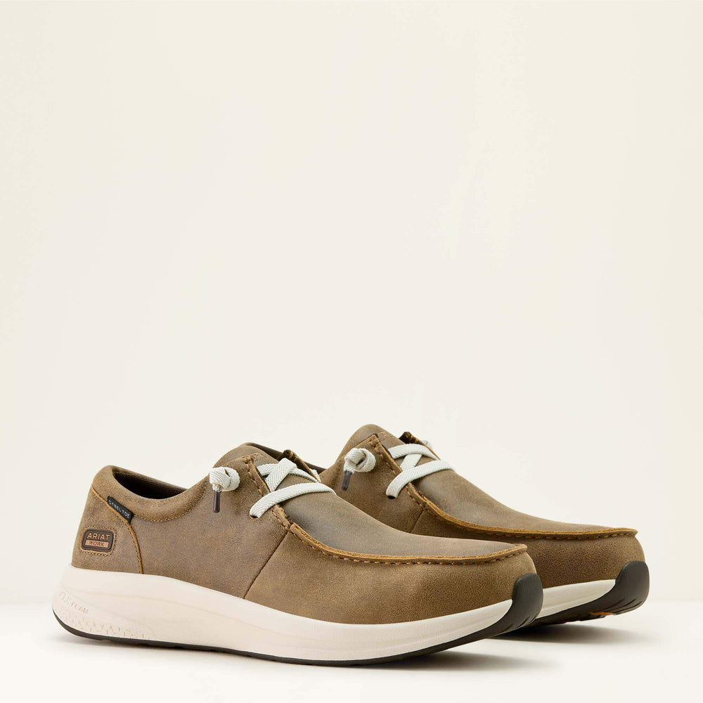 Buckeye Steel Toe Work Shoe Men - BROWN BOMBER
