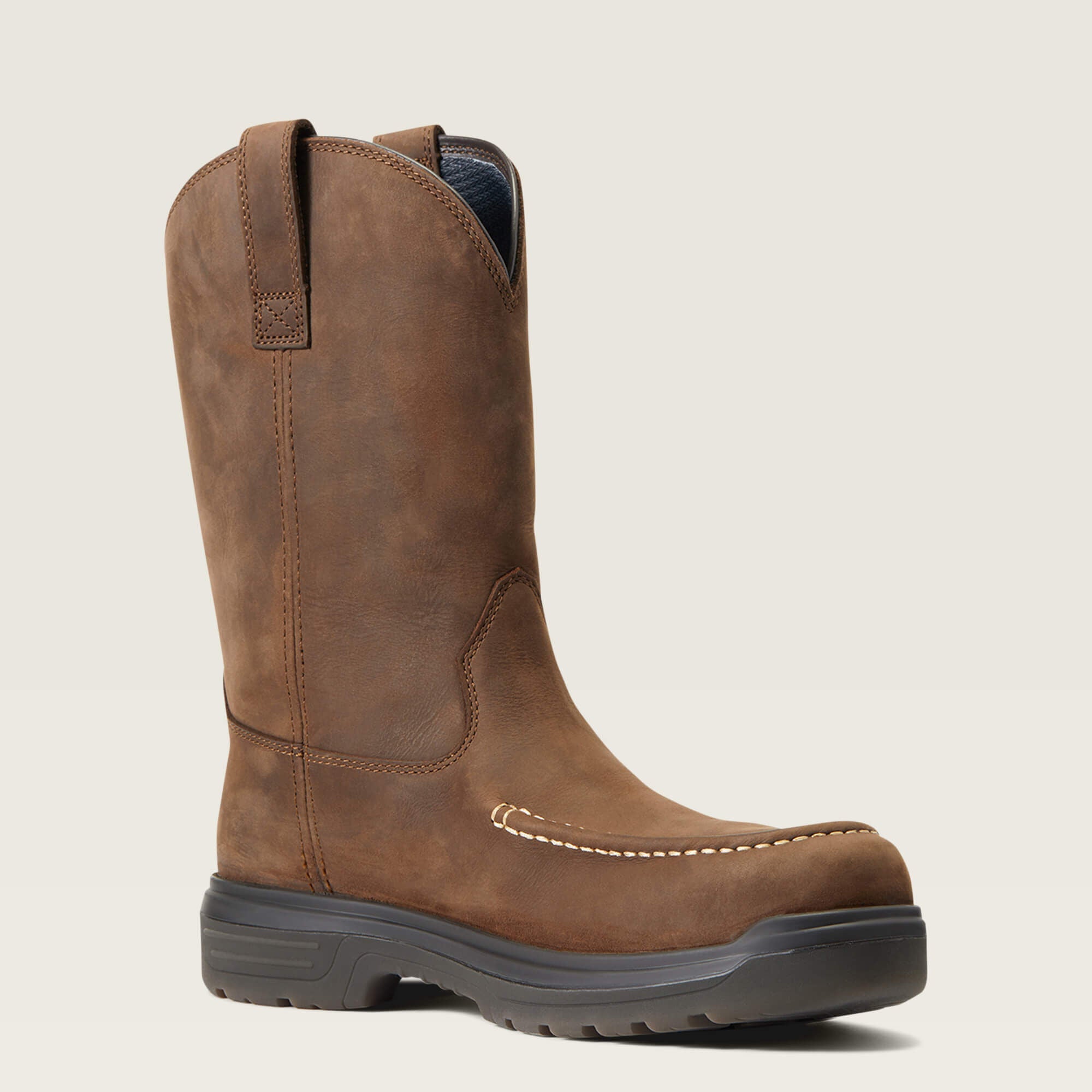 Turbo Moc Toe Waterproof Carbon Toe Work Boot Men - MOCHA