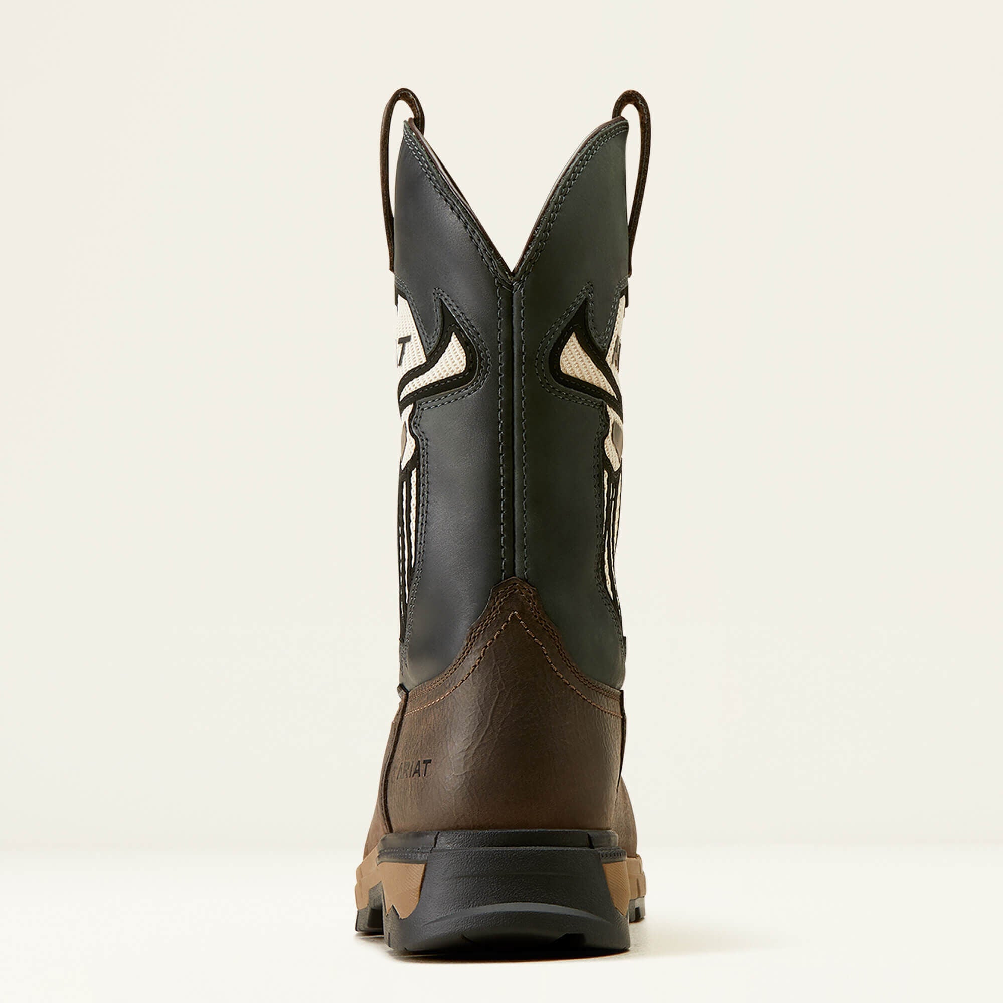 Rebar Flex Western VentTEK Incognito Composite Toe Work Boot Men - IRON COFFEE/STORM