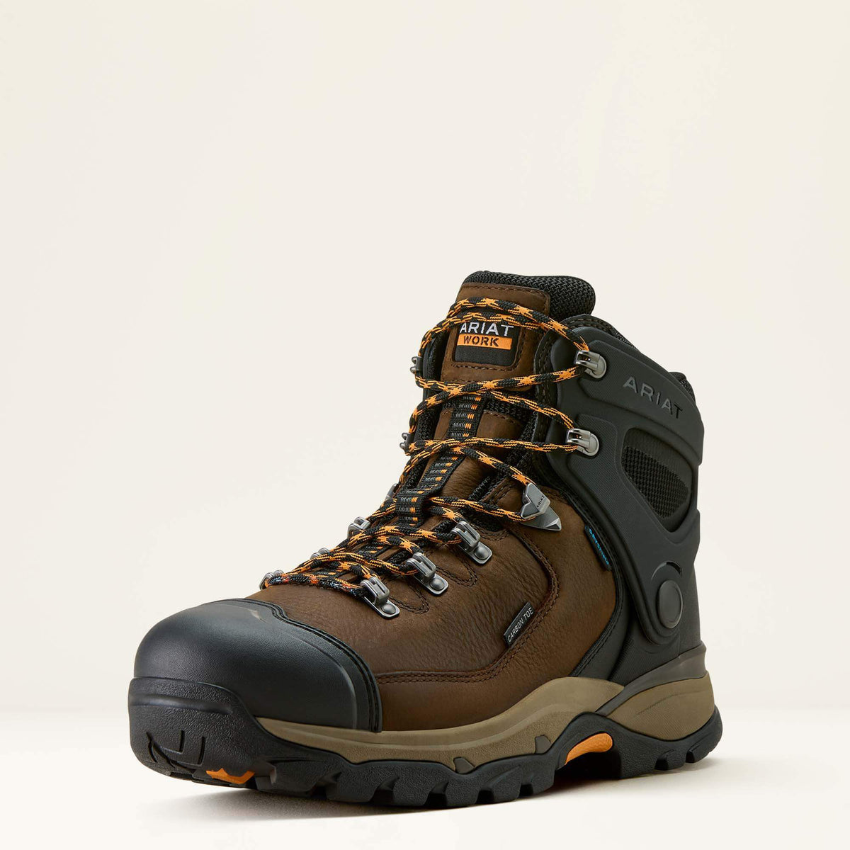 Endeavor 6" Waterproof Carbon Toe Work Boot Men - RICH BROWN