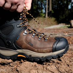 Endeavor 6" Waterproof Carbon Toe Work Boot Men - RICH BROWN