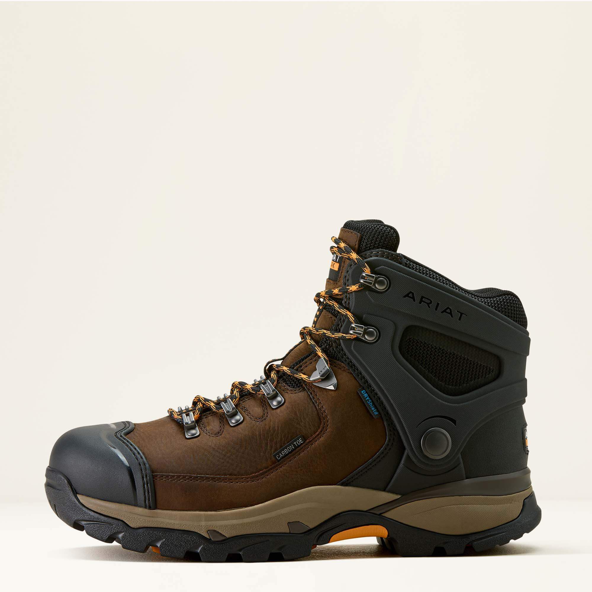 Endeavor 6" Waterproof Carbon Toe Work Boot Men - RICH BROWN