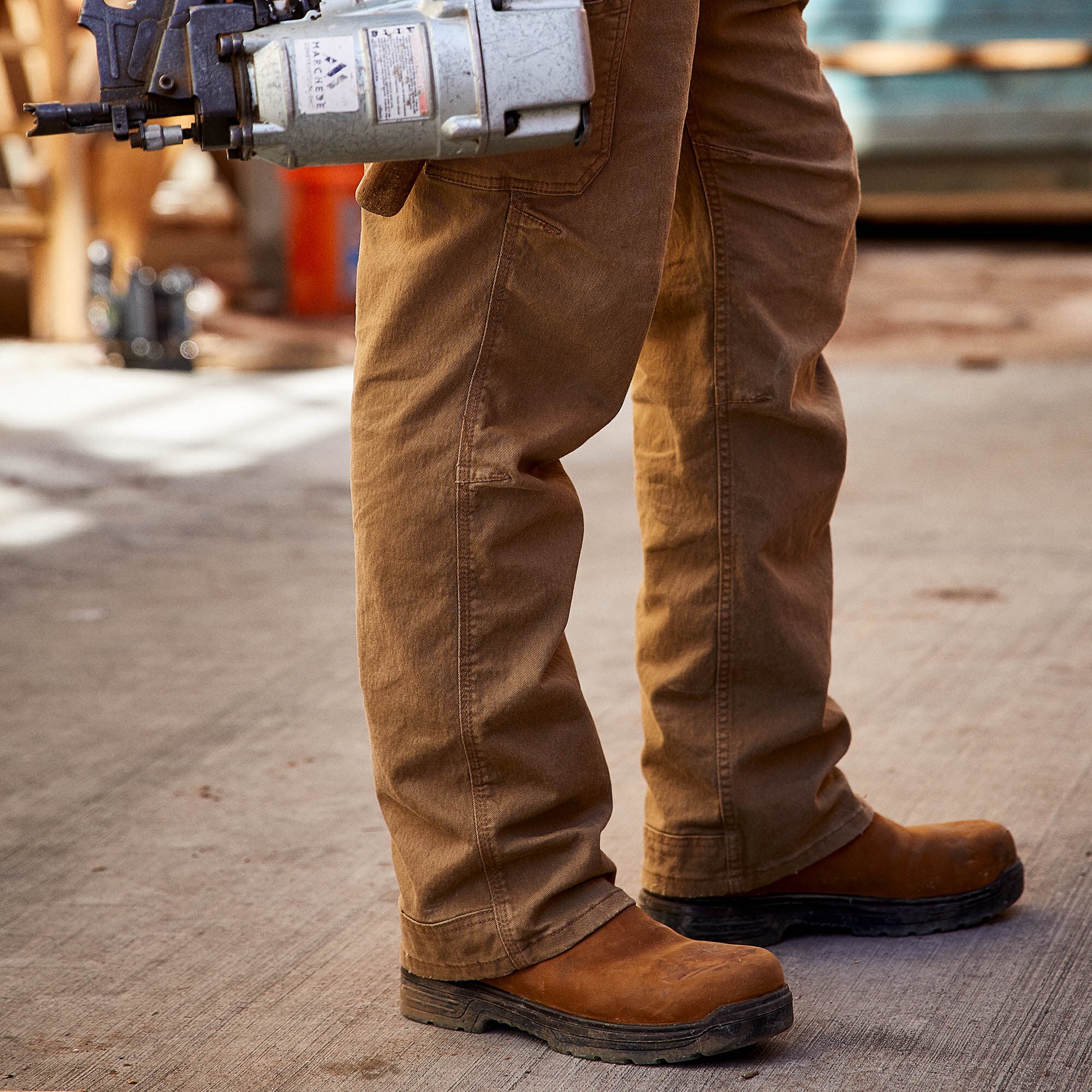 Turbo Pull-On Waterproof Carbon Toe Work Boot Men - AGED BARK