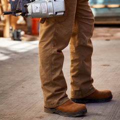 Turbo Pull-On Waterproof Carbon Toe Work Boot Men - AGED BARK