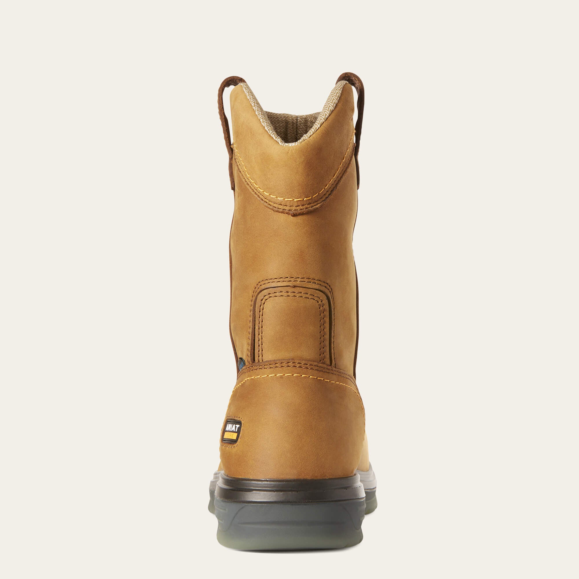 Turbo Pull-On Waterproof Carbon Toe Work Boot Men - AGED BARK