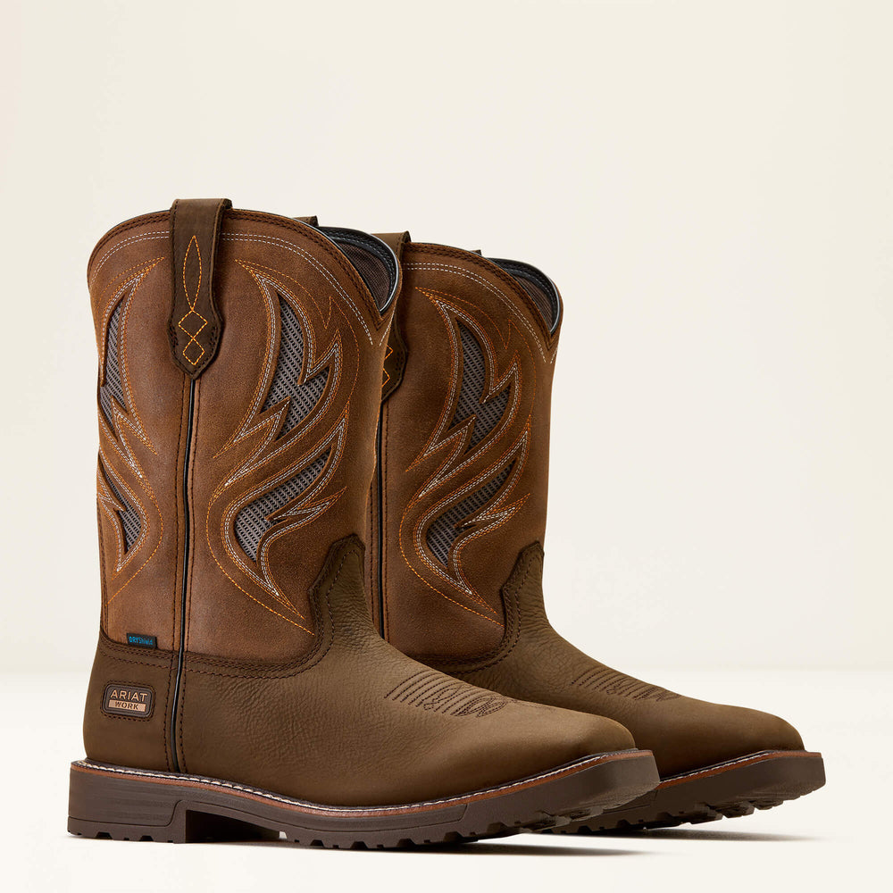 Activator VentTEK Waterproof Work Boot Men - DARK BROWN/WICKER