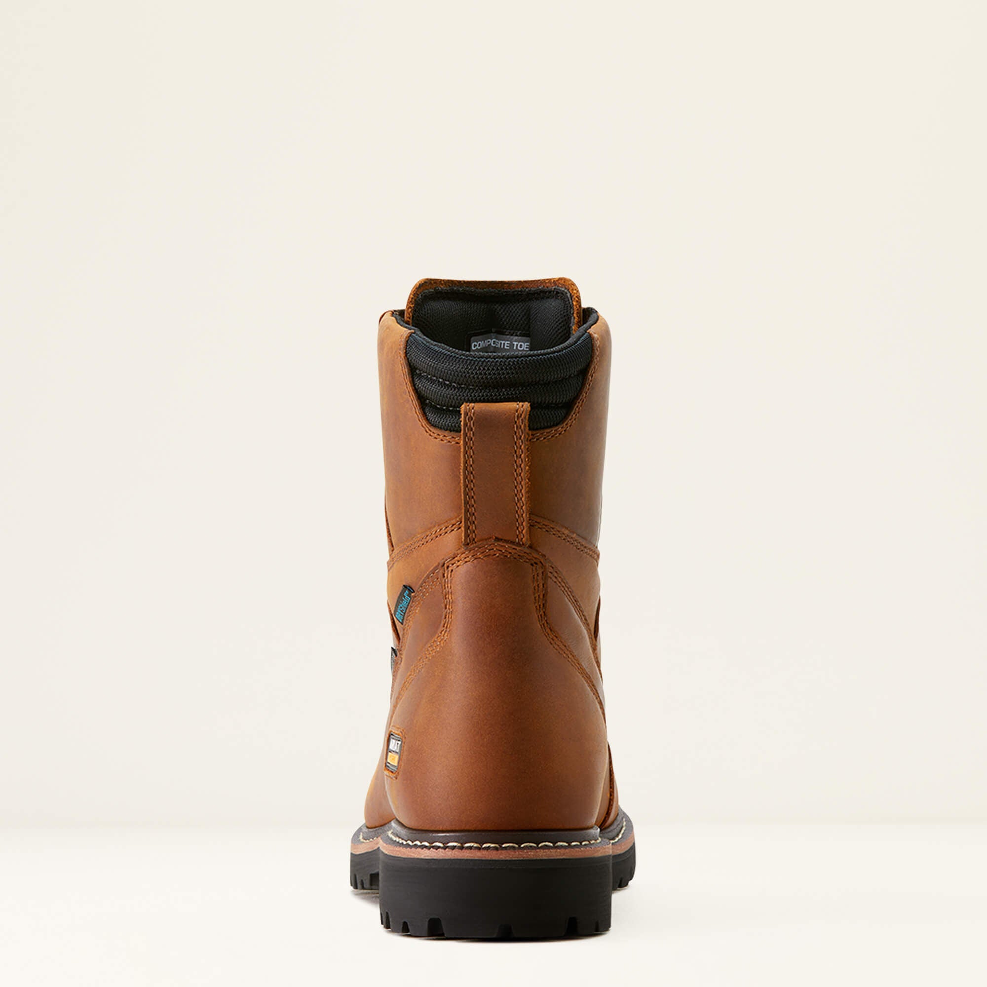 Longview Shock Shield 8" Waterproof Composite Toe Work Boot Men - COPPER BROWN