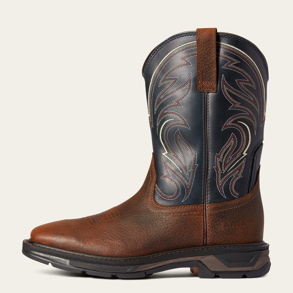 WorkHog XT Cottonwood Work Boot Men - BROWN OILED ROWDY