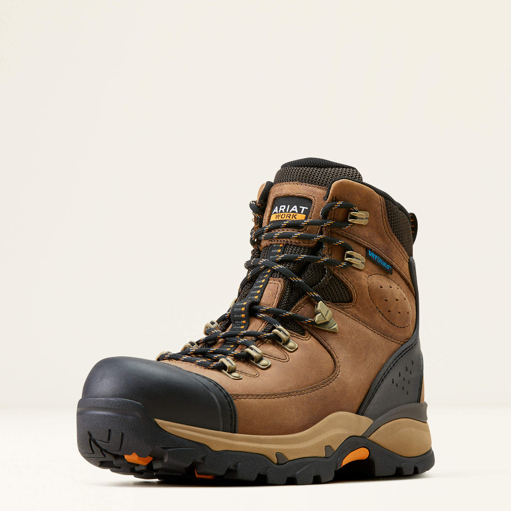 Endeavor 6" Waterproof Work Boot Men - DUSTED BROWN