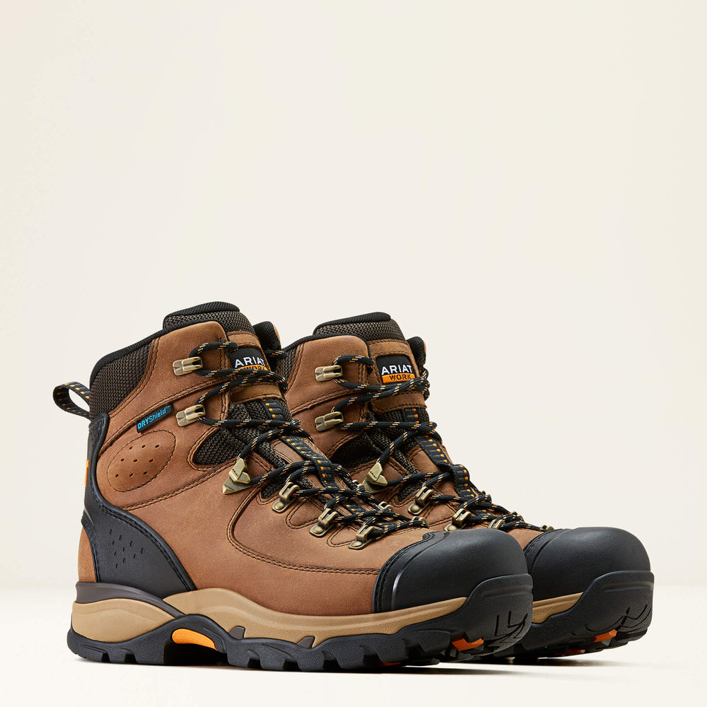 Endeavor 6" Waterproof Work Boot Men - DUSTED BROWN