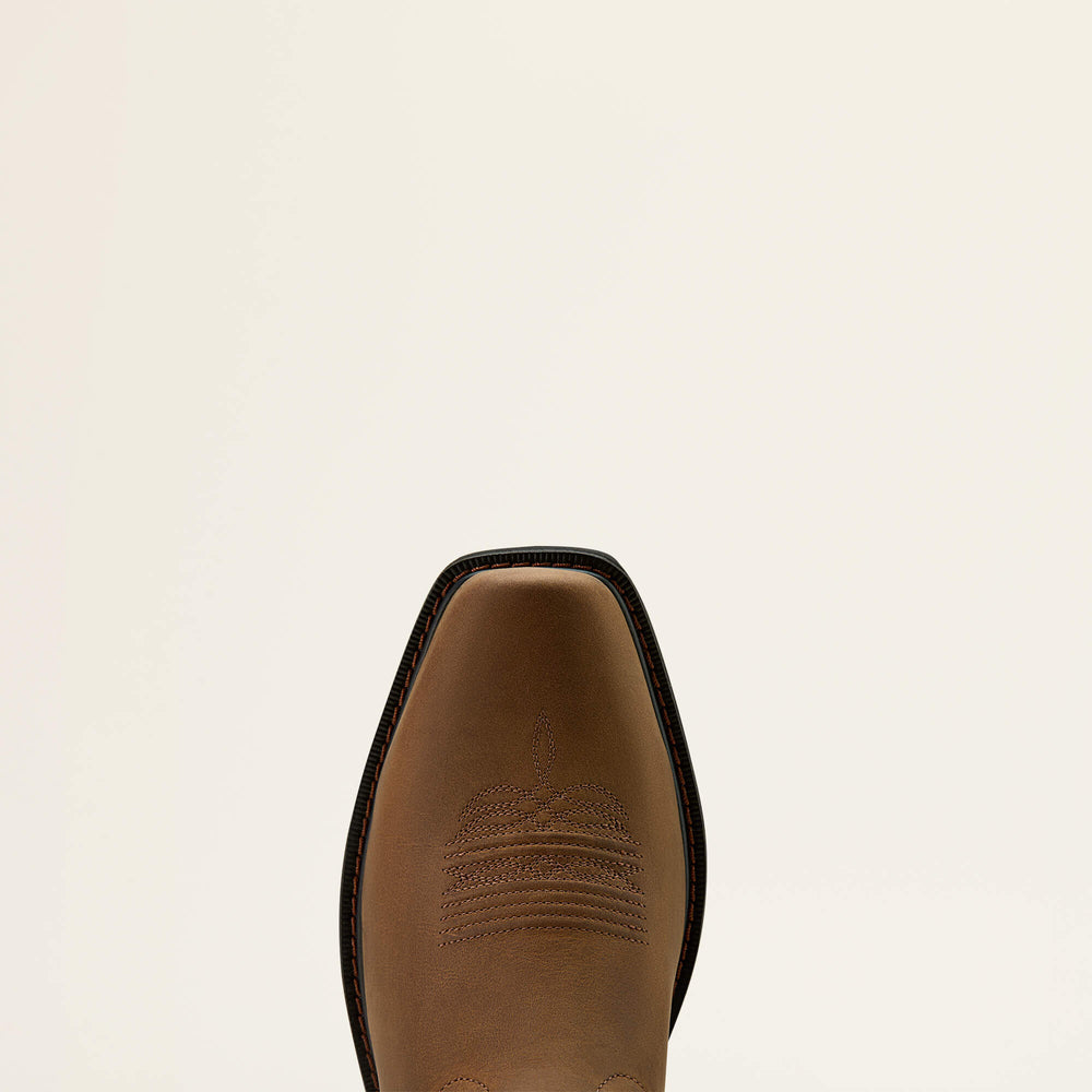 Ironside Square Toe Steel Toe Work Boot Men - DARK EARTH/BRICK