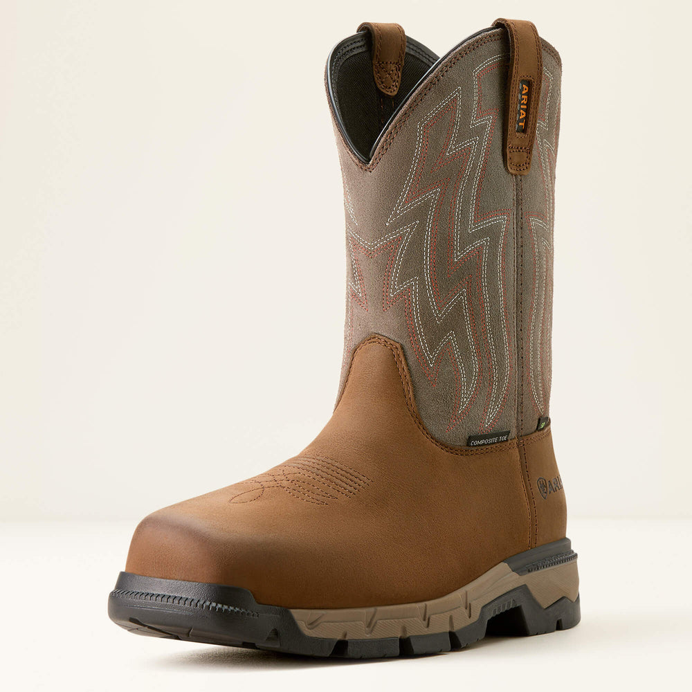 Rebar Flex SD Composite Toe Work Boot Men - DISTRESSED BROWN/STONE