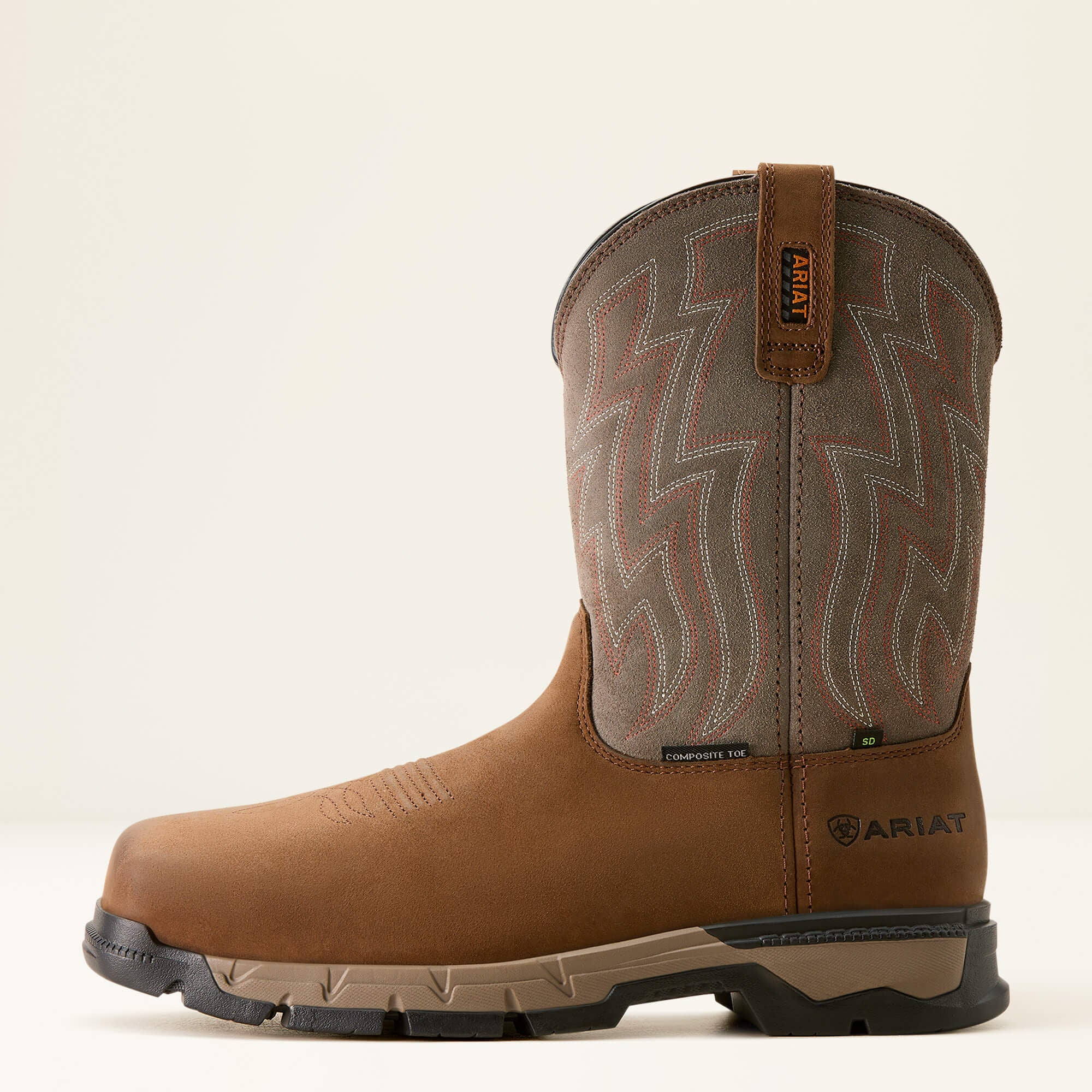 Rebar Flex SD Composite Toe Work Boot Men - DISTRESSED BROWN/STONE