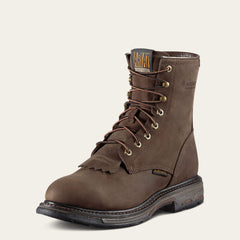 WorkHog 8" Waterproof Work Boot Men - OILY DISTRESSED BROWN