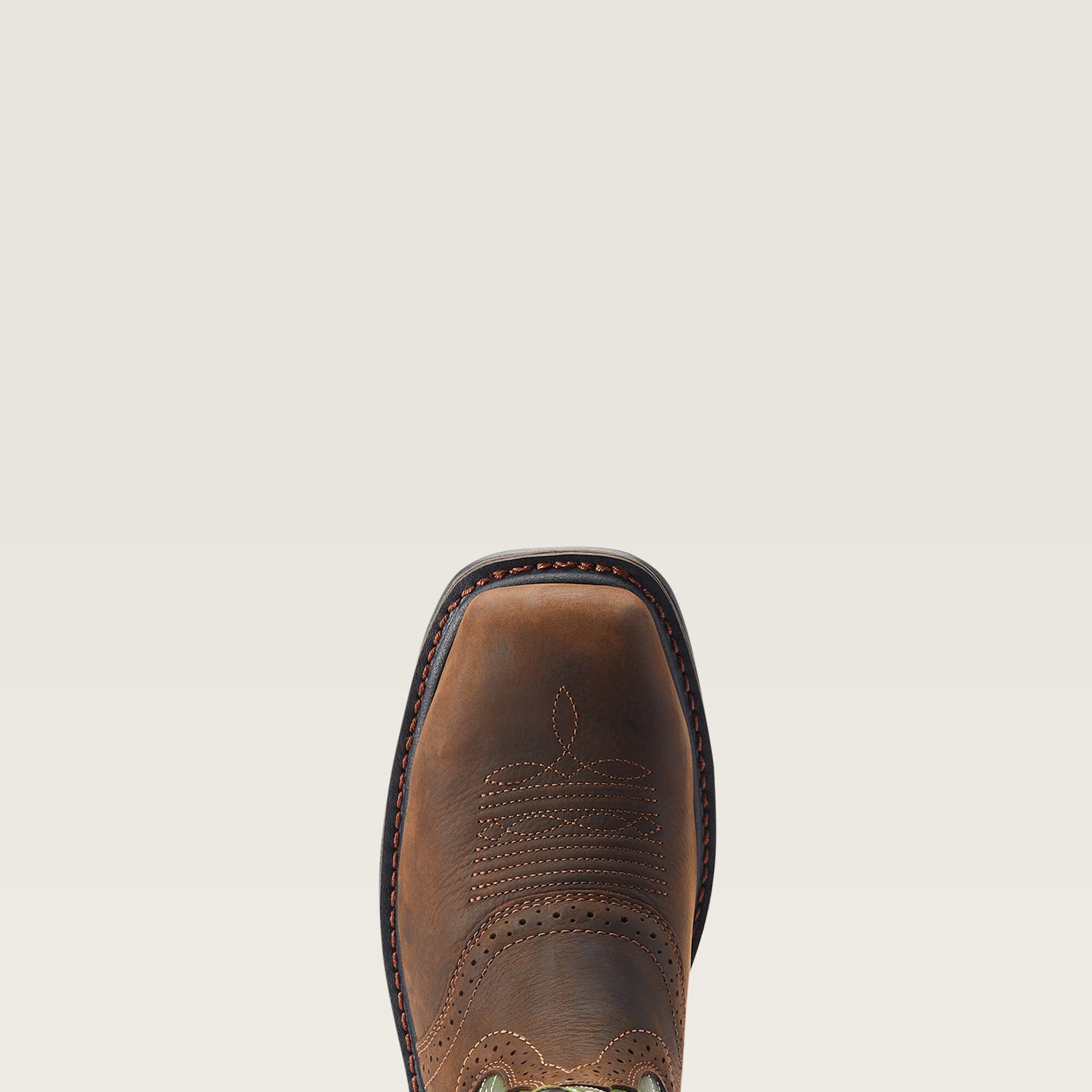 Sierra Shock Shield Steel Toe Work Boot Men - DARK BROWN