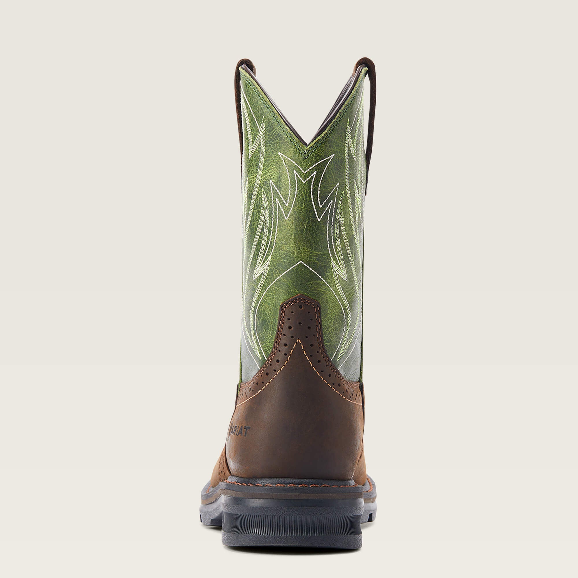 Sierra Shock Shield Steel Toe Work Boot Men - DARK BROWN