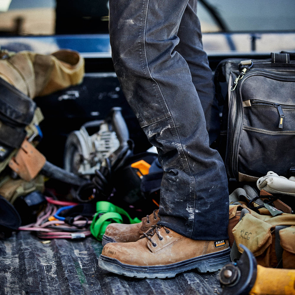 Turbo 8" Waterproof Carbon Toe Work Boot Men - AGED BARK