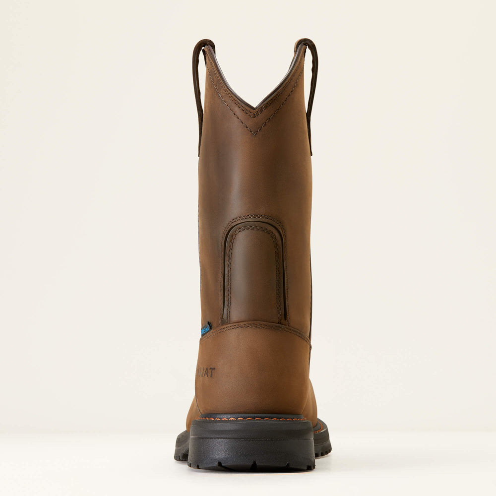 RigTEK Waterproof Composite Toe Work Boot Men - OILY DISTRESSED BROWN
