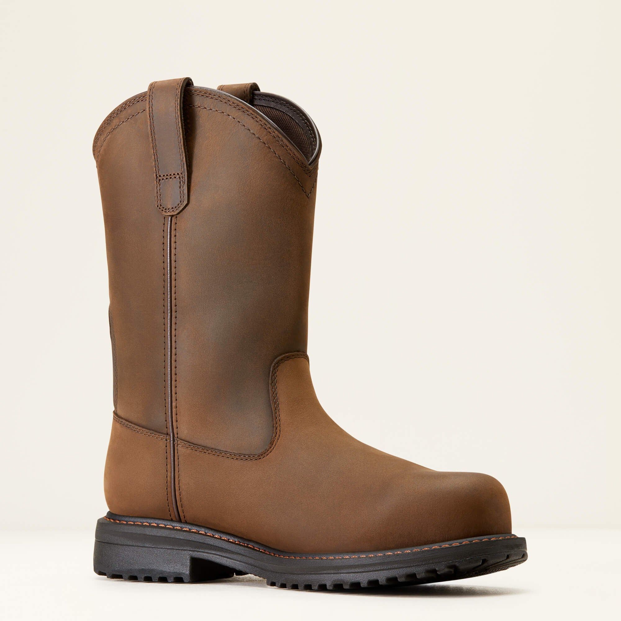 RigTEK Waterproof Composite Toe Work Boot Men - OILY DISTRESSED BROWN