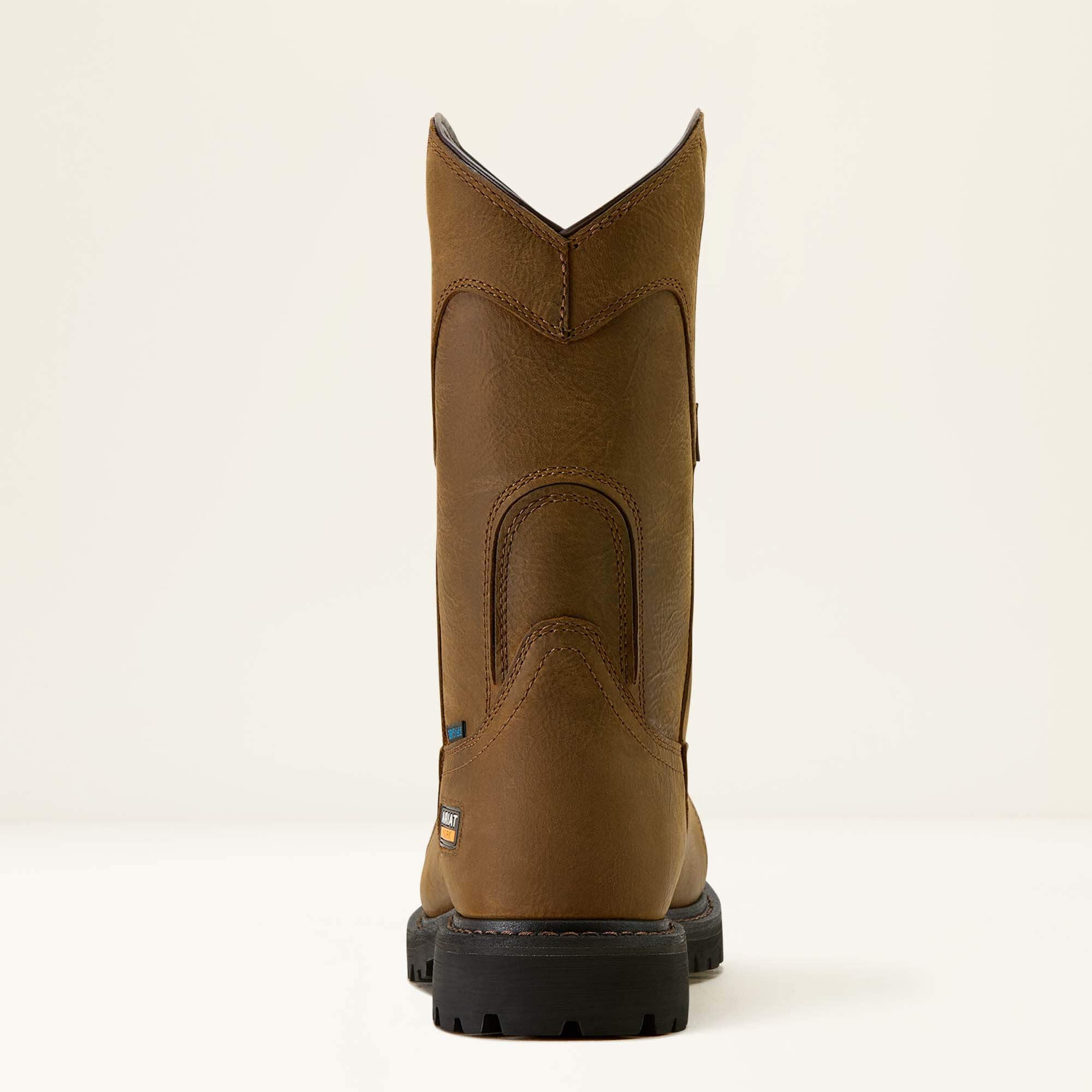 Longview Shock Shield Waterproof Composite Toe Work Boot Men - RYE BROWN