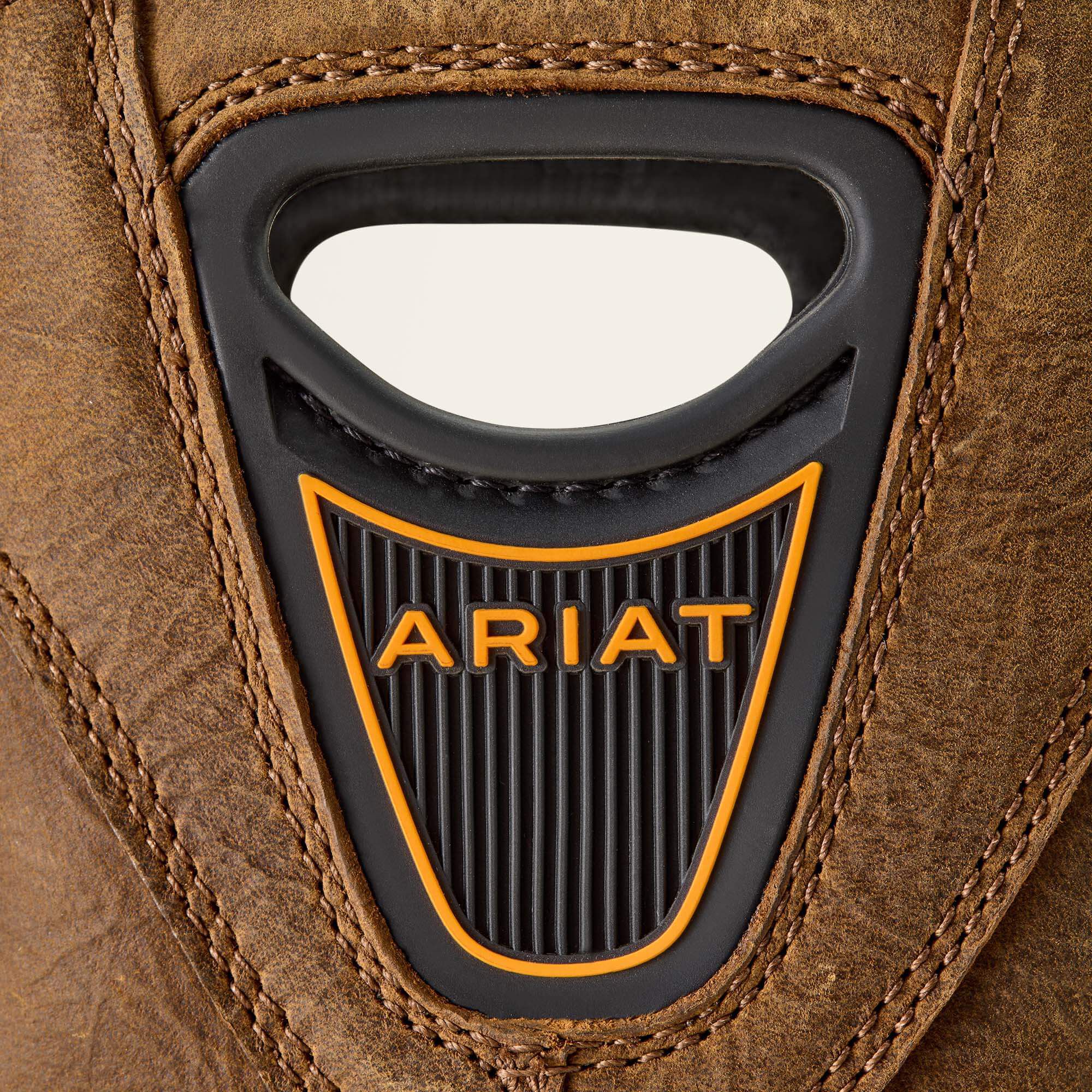 Longview Shock Shield Waterproof Composite Toe Work Boot Men - RYE BROWN