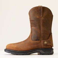 WorkHog XT Patriot EZ Zip Carbon Toe Work Boot Men - DISTRESSED BROWN