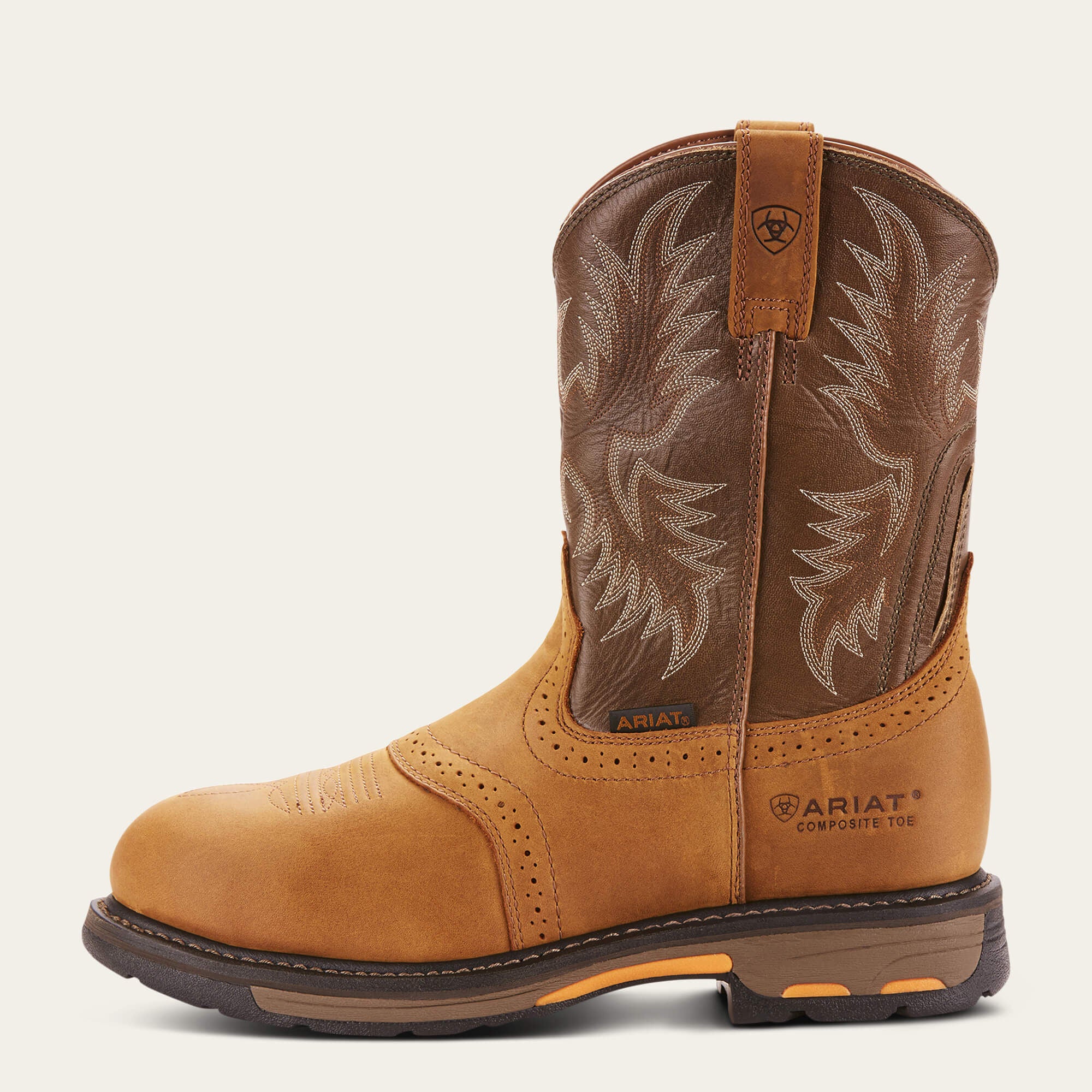 WorkHog Pull-on Composite Toe Men - AGED BARK