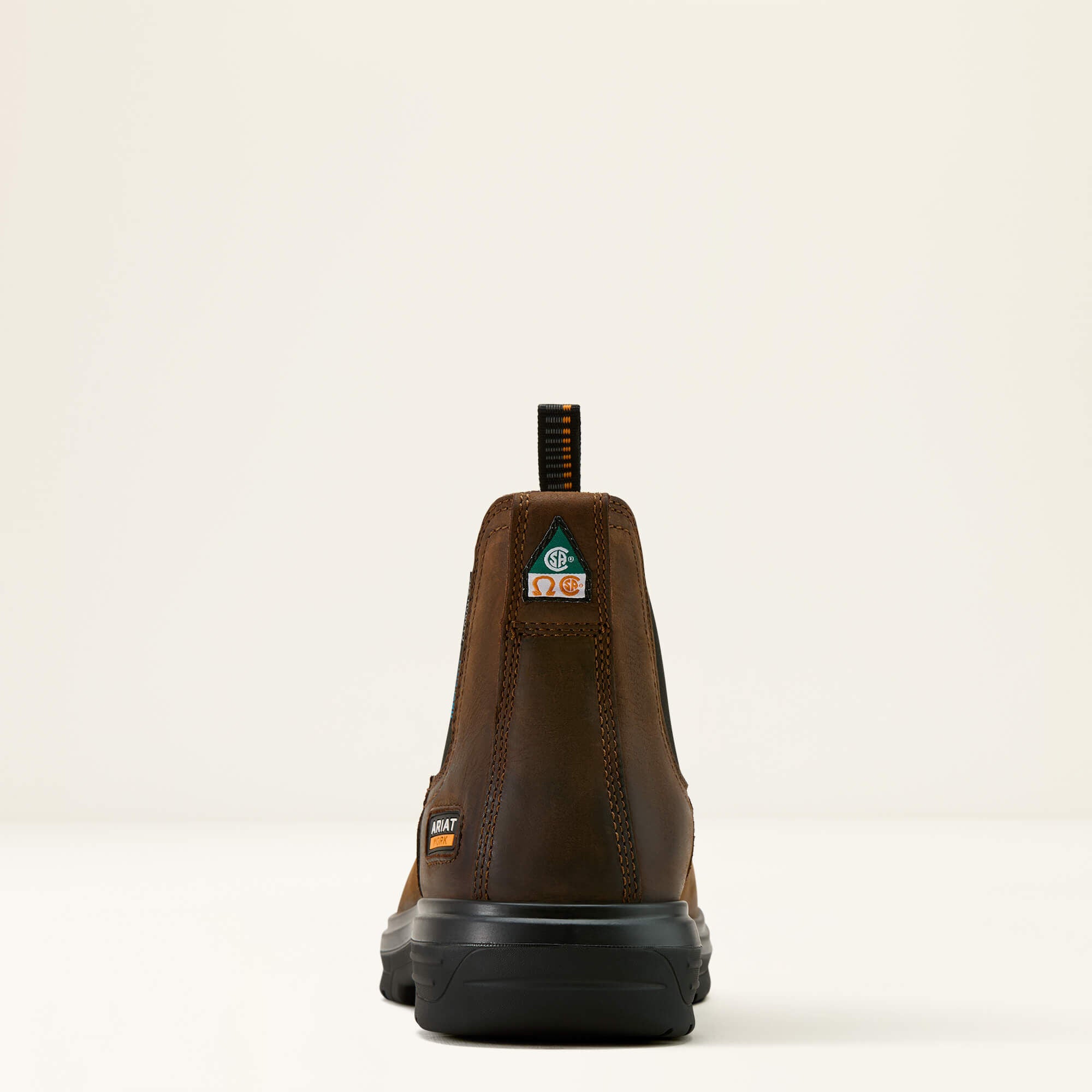 Turbo Chelsea CSA Waterproof Carbon Toe Work Boot Men - RICH BROWN