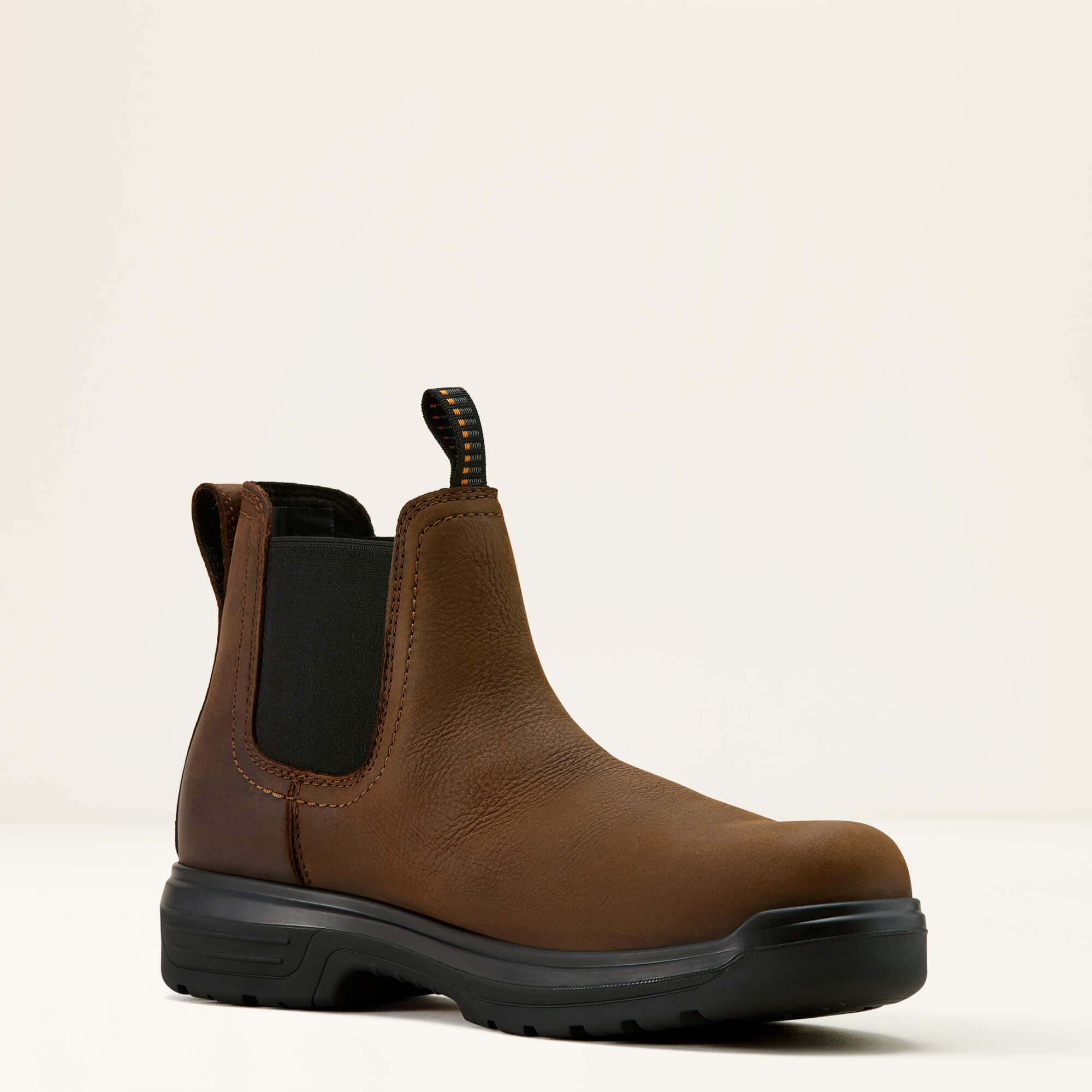 Turbo Chelsea CSA Waterproof Carbon Toe Work Boot Men - RICH BROWN