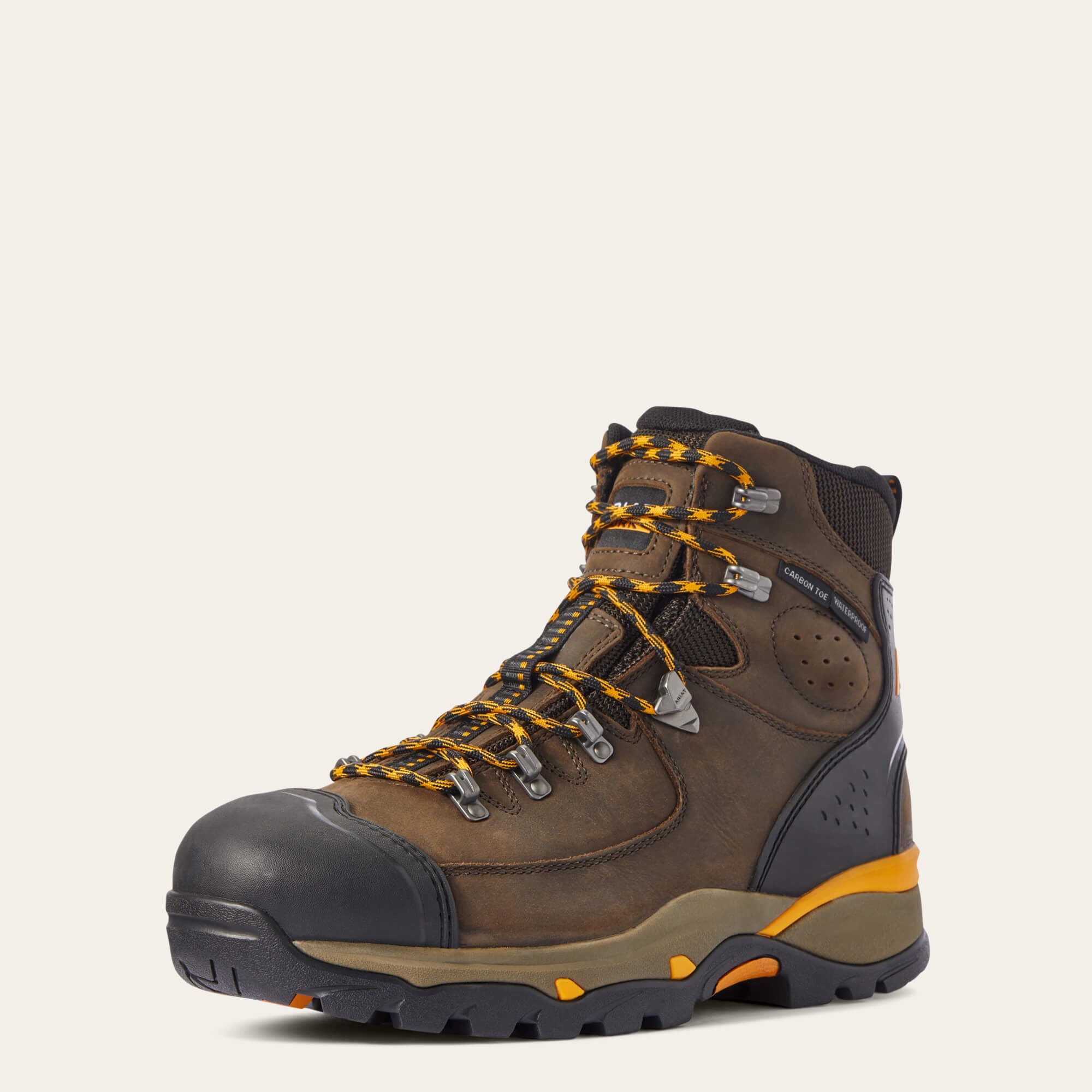 Endeavor 6" Waterproof Carbon Toe Work Boot Men - CHOCOLATE BROWN