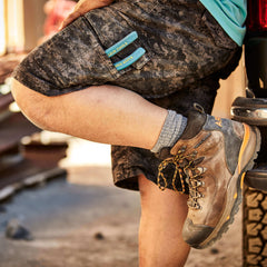 Endeavor 6" Waterproof Carbon Toe Work Boot Men - CHOCOLATE BROWN