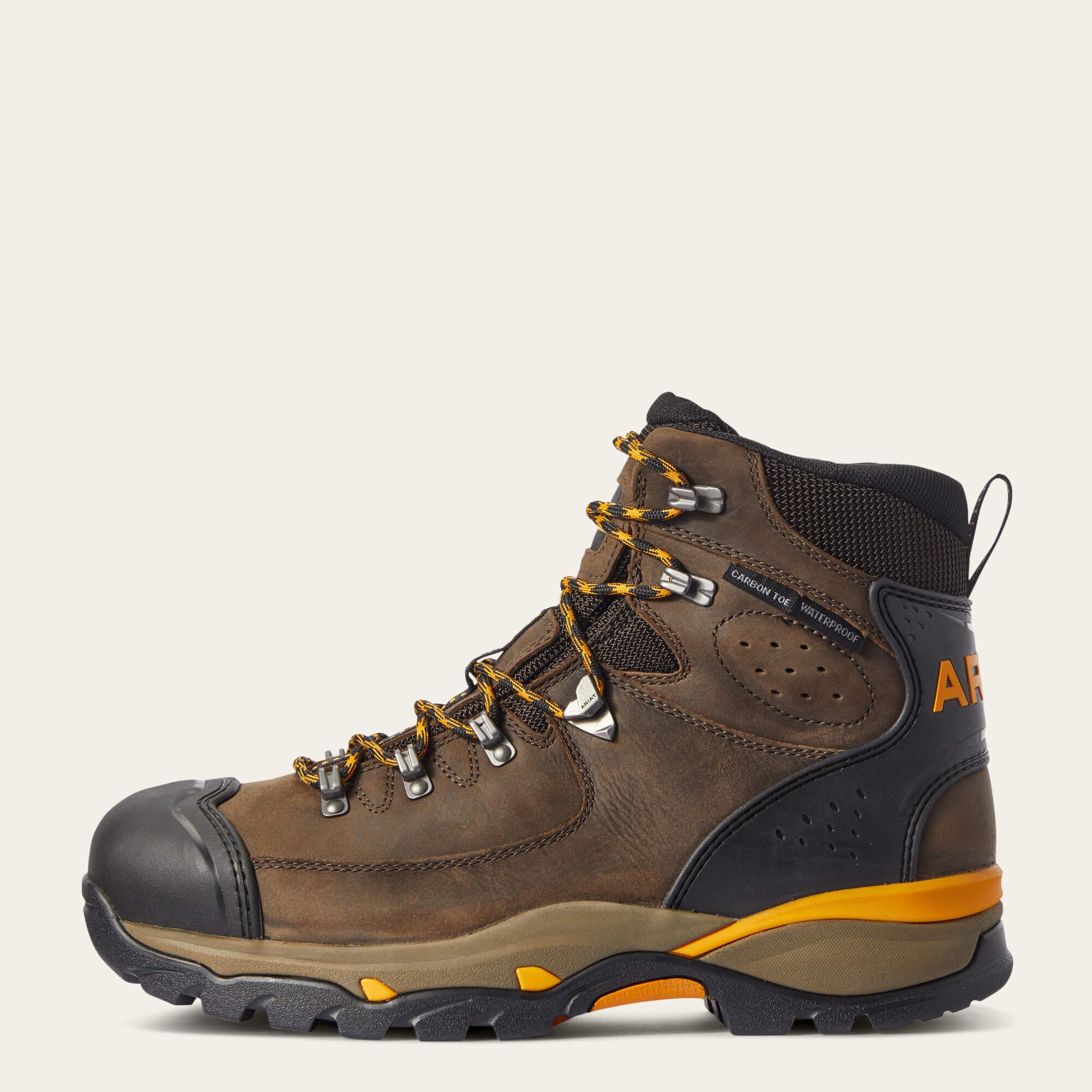 Endeavor 6" Waterproof Carbon Toe Work Boot Men - CHOCOLATE BROWN